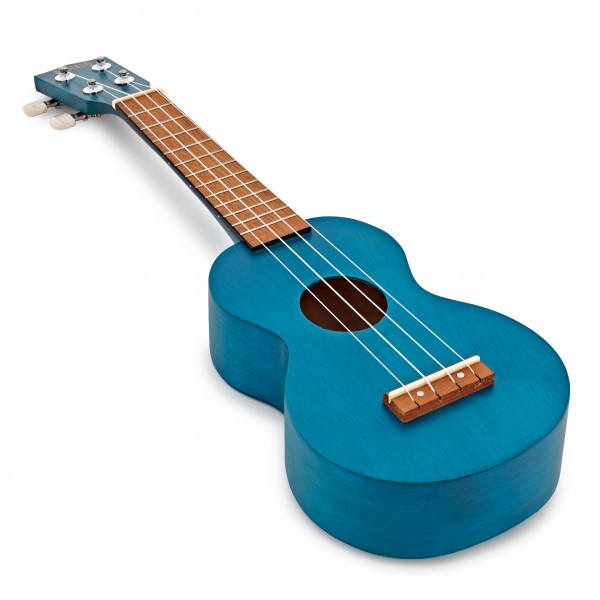 Mahalo Kahiko Ukulele, Transparent Blue