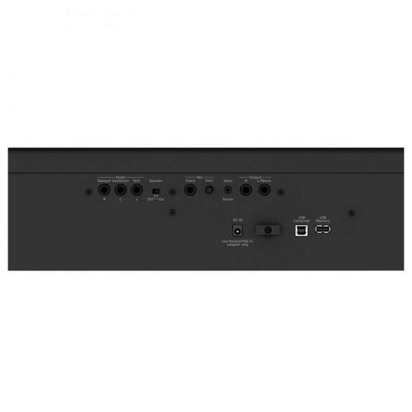 Roland FP-60X Digital Piano, Black, I/O