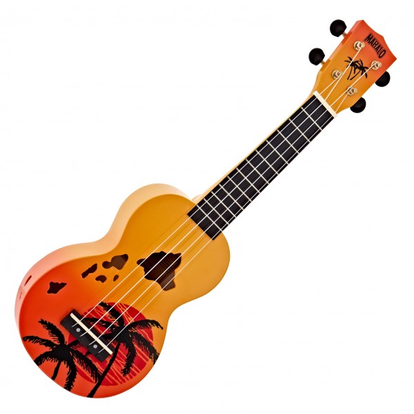 Mahalo Designer Ukulele, Hawaii Orange