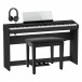 Zväzok domácich klavírov Roland FP-60X, čierny