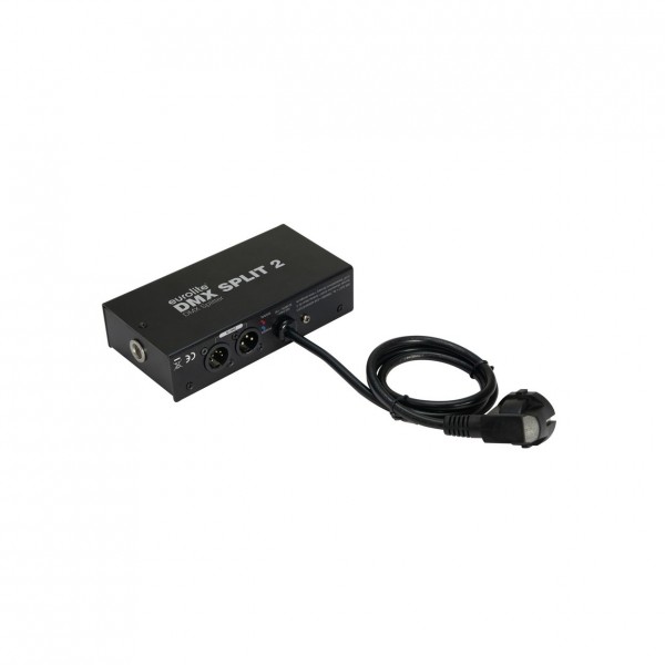 Eurolite 2 Way DMX Splitter - Rear Angled Left