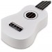 Vintage VUK15 Soprano Ukulele, Satin White