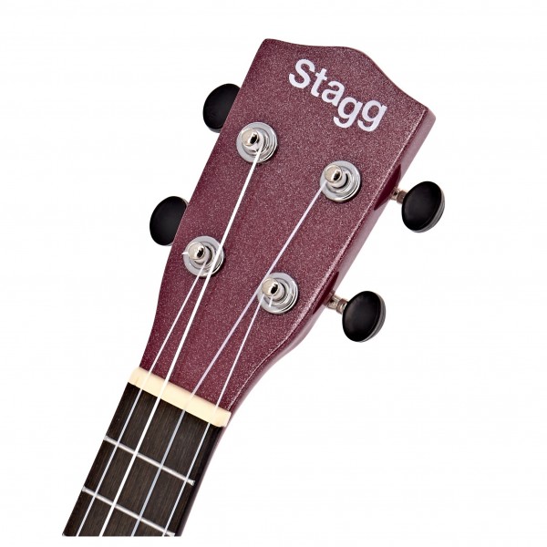 Stagg Soprano Ukulele & Bag, Violet Purple