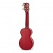 Mahalo Kahiko Soprano Ukulele, Smile Transparent Red