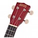 Mahalo Kahiko Soprano Ukulele, Smile Transparent Red