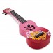 Mahalo Designer Ukulele, Hibiscus Red