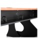 Miza Flex M Desk, Black Cherry - Detail - Rear Port