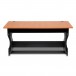 Miza Z Flex Studio Desk, Black Cherry - Front