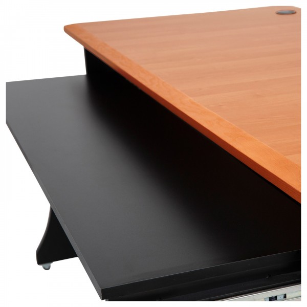 Zaor Miza Z Flex Studio Desk, Black Cherry at Gear4music