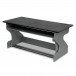 Miza Z Flex Studio Desk, Grey Wenge - Angled