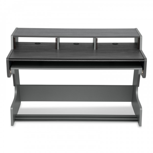 Zaor Miza 88 Flex Studio Desk, Grey Wengé - Front