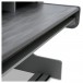 Miza Studio Desk, Grey Wenge - Pull-Out Tray