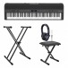 Roland FP-90X Digital Piano with Stand, Stool and Headphones, Black