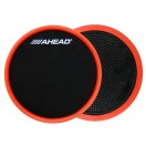 Ahead Compact 6" Stick On Practice Pad Black with Red Trim