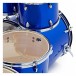 DDrum D2 22'' 7pc Drum Kit w/Paiste Cymbals, Cobalt Blue Sparkle - Floor Tom