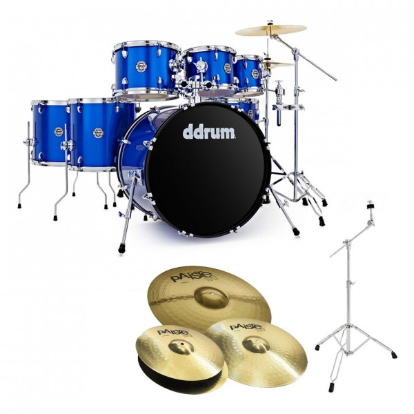 Kit batteria DDrum D2 22 7 pezzi con PaisteKit batteria DDrum D2 22 7 pezzi con Paiste  