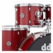 DDrum D2 22'' 7pc Drum Kit w/Paiste Cymbals, Red Sparkle - Detail