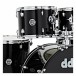 DDrum D2 22'' 6pc Drum Kit w/Paiste Cymbals, Midnight Black - Rack Toms