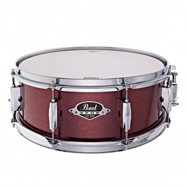 Pearl EXX Export 14" x 5.5" Snare Drum, Black Cherry Glitter
