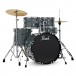 Pearl Roadshow 5pc Fusion Drum Kit, Charcoal Metallic