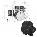 Mapex Armory 22'' LA Fusion 5pc Shell Pack w/Bags, Rainforest Burst