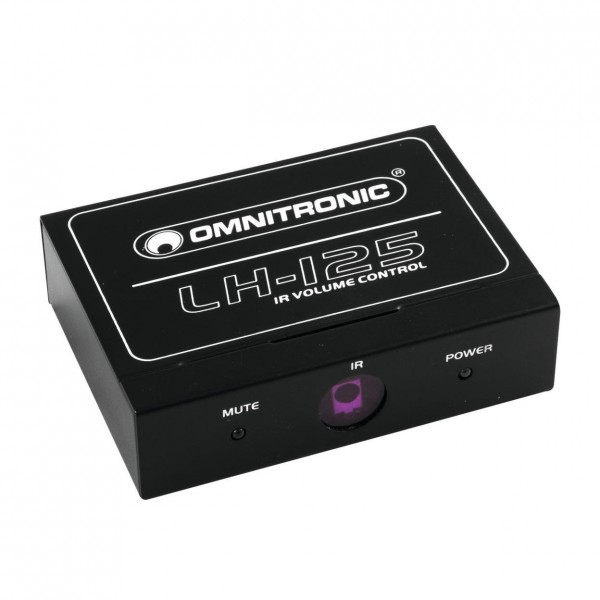Omnitronic LH-125 IR Volume Controller -  Front Angled Right