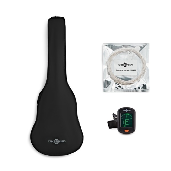 Classical Guitar Accessory Pack by Gear4music, 3/4 Size