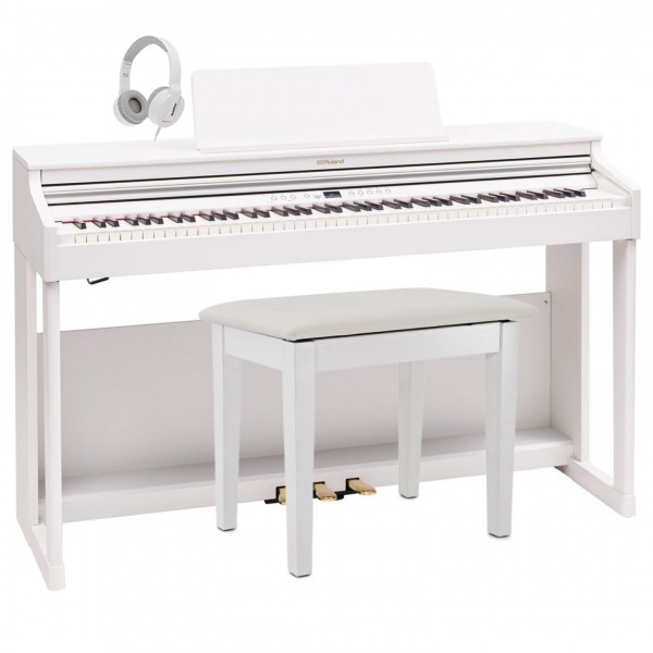 Roland RP701 Digital Piano Package, White