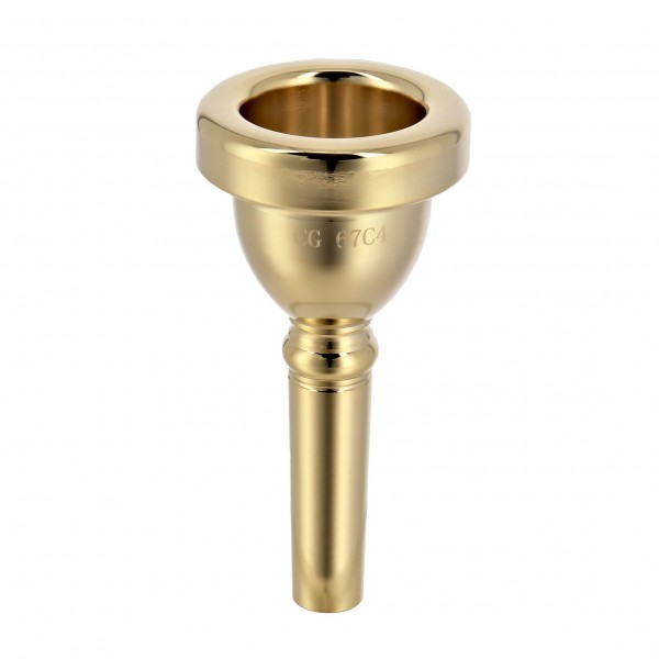 Coppergate 67C4 Tuba Mouthpiece by Gear4music, Gold