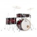 Pearl Decade Maple 22'' 7pc Shell Pack, Deep Red Burst