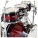 Pearl Decade Maple 7pc Pro Kit with Cymbals, Deep Red Burst