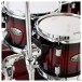 Pearl Decade Maple 7pc Pro Kit with Cymbals, Deep Red Burst