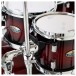 Pearl Decade Maple 7pc Drum Kit with Hardware, Deep Red Burst