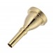 Coppergate 24AW Tuba Mouthpiece by Gear4music, Gold