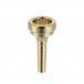 Coppergate 9BS Trombone Mouthpiece by Gear4music, Gold