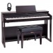 Pack Premium avec Piano numérique Roland RP701, Dark Rosewood