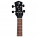 Luna Vintage Mahogany Tenor Ukulele, Black Satin headstock