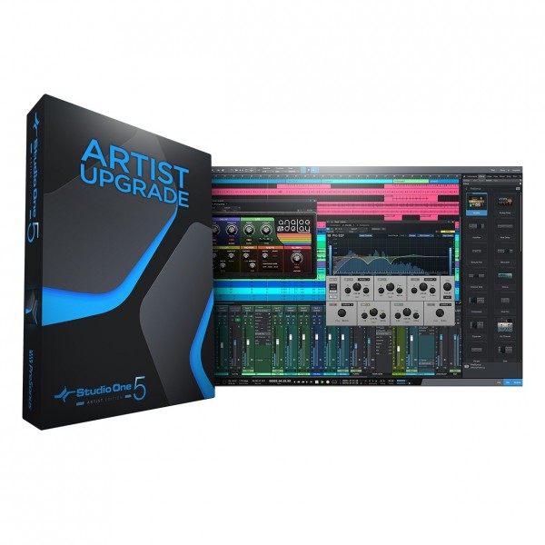 PreSonus Studio One 5 Artist Upgrade, Digital Delivery - Arrangement Window