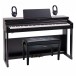 Roland RP701 Digital Piano Duet Bundle, Contemporary Black