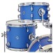 Dixon Drums Jet Set Plus 5pc Drum Kit w/Hardware, Street Play Blue