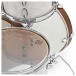 Dixon Drums Jet Set Plus 5pc Shell Pack, Sub Zero White