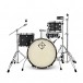Dixon Drums 'Little Roomer' 5pc Drum kit w/Hardware, Black Coal