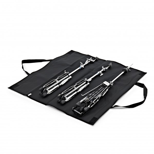 Dixon Drums 'Little Roomer' Gig Pack w/Hardware & Bags, Black Coal