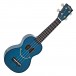 Mahalo Kahiko Soprano Ukulele, Smile Transparent Blue