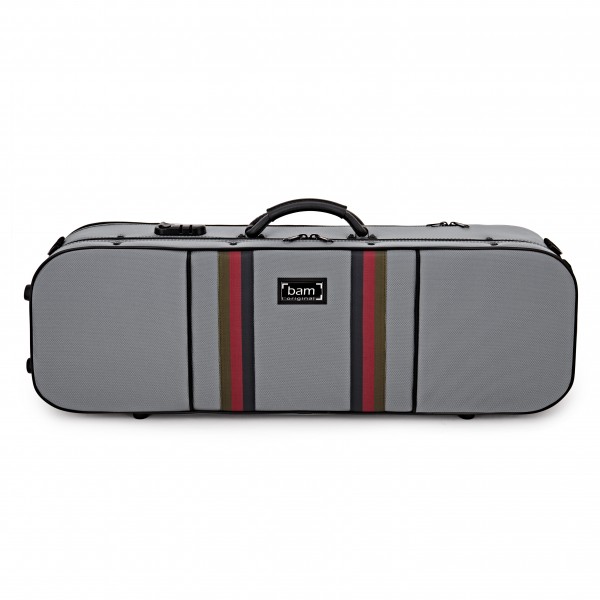 BAM SG5001S St. Germain Stylus Oblong Violin Case, Grey