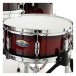 Pearl Decade Maple 22'' 7pc Shell Pack, Deep Red Burst - Snare Drum