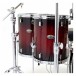 Pearl Decade Maple 22'' 7pc Shell Pack, Deep Red Burst - Floor Toms