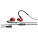 Sennheiser IE 100 Pro Wireless In-Ear Monitors, Red with wired cable