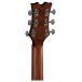 Dean St. Augustine Folk Electro Acoustic, Vintage Burst back of headstock