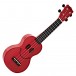 Mahalo Art Soprano Ukulele, Smile Red